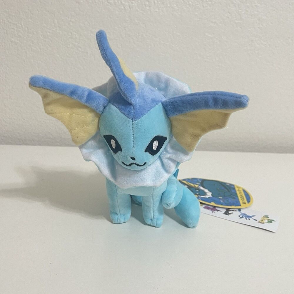 Vaporeon 8” Plush Pokemon Center Japan JP Exclusive Limited Eevee Collection TAG